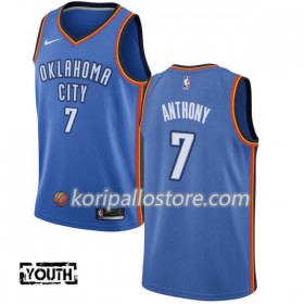 Oklahoma City Thunder Carmelo Anthony 7 Nike 2017-18 Sininen Lasten Pelipaidat Swingman